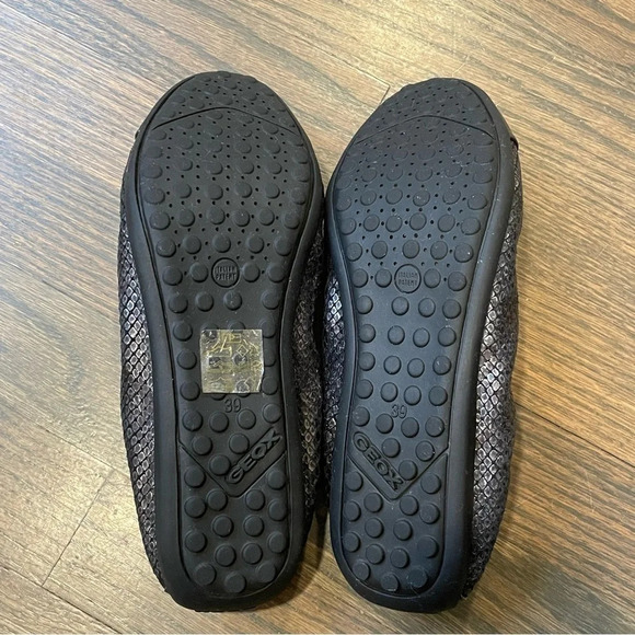 Geox Respira Piuma Ballet Flats Snakeskin Leather EU 39 US 6 - Picture 9 of 10